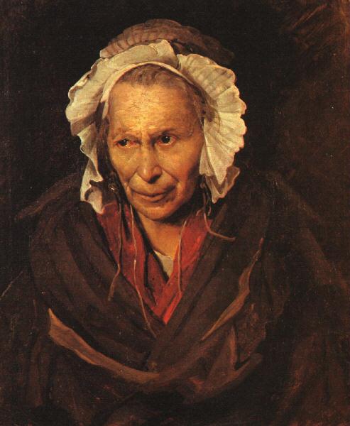  Theodore   Gericault Madwoman oil painting picture